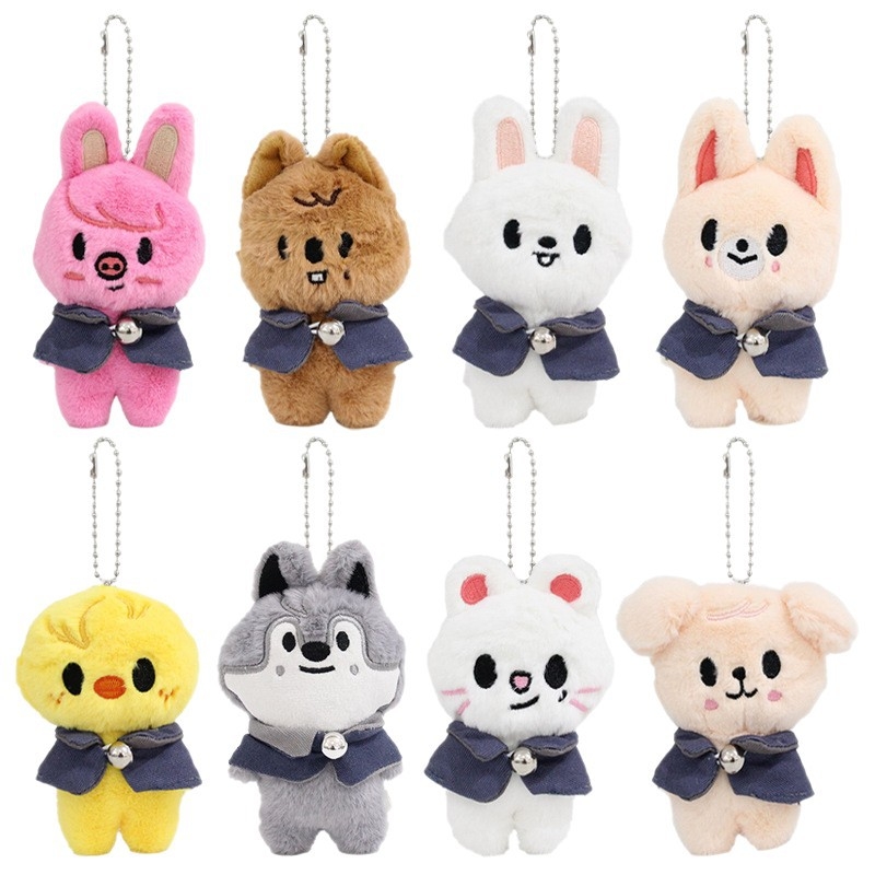 Λούτρινο κρεμαστό κουκλάκι για τσάντα, κούκλα για ντύσιμο, εμπνευσμένο από μαγικό σχολείο, γέμισμα PP βαμβάκι, γούνινο λούτρινο, ηλικίες 15–35