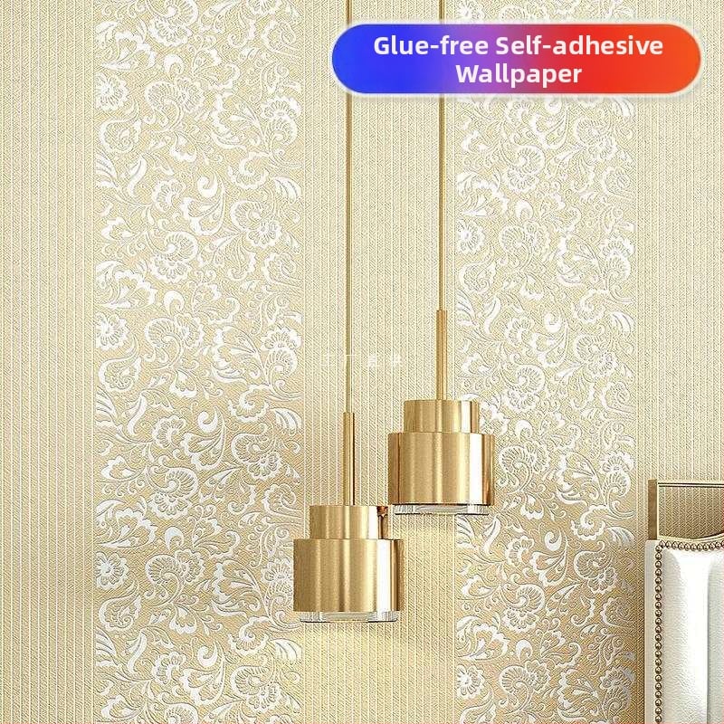 Tapet autoadeziv pentru pereți – din material nețesut, stil simplu și modern, premium