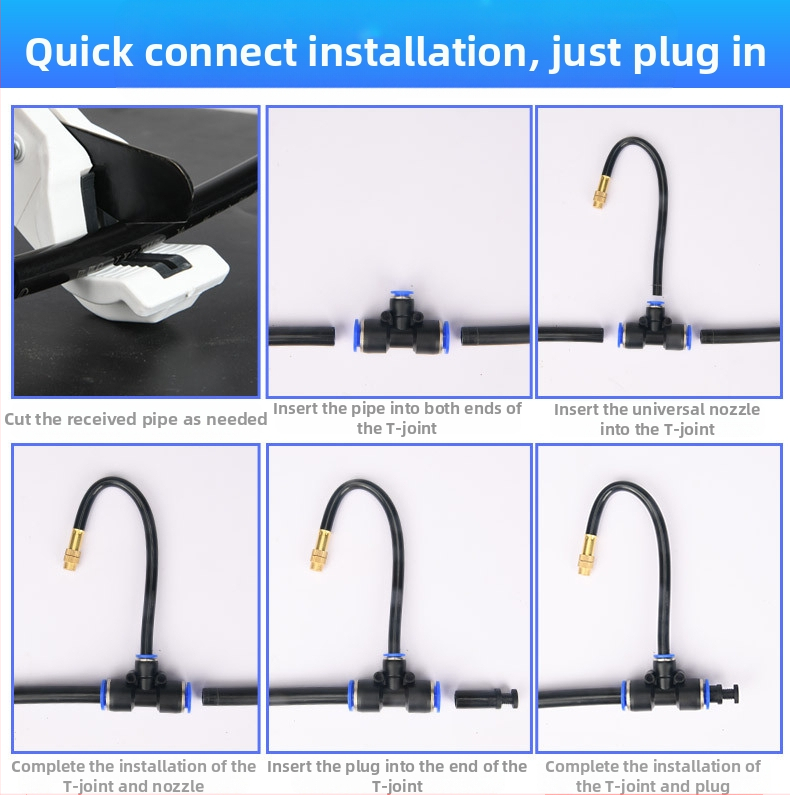 Slayry Giclee σειρά ακροφυσίου ψεκασμού, ρυθμιζόμενη κατεύθυνση ροής, 0,3–1 L/min