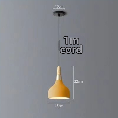 Σκανδιναβικός τρικεφαλικός κρεμαστός λαμπτήρας από σίδηρο με LED, 220V, μοντέλο AL0038