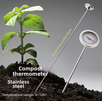 Θερμόμετρο υψηλής ακρίβειας για τη θερμοκρασία τροφίμων, κομπόστ, εδάφους και νερού