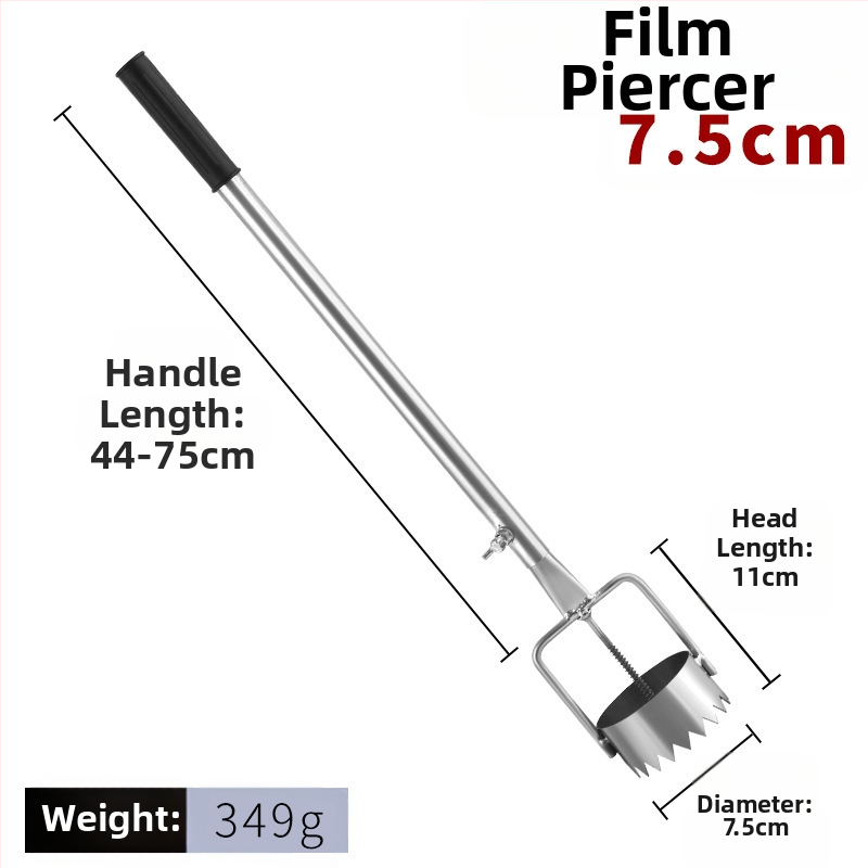 Mulčfilmų skylų įrankis šiltnamiams - Daugiafunkcinis skylinimo įrankis žemės ūkiui sodinimui