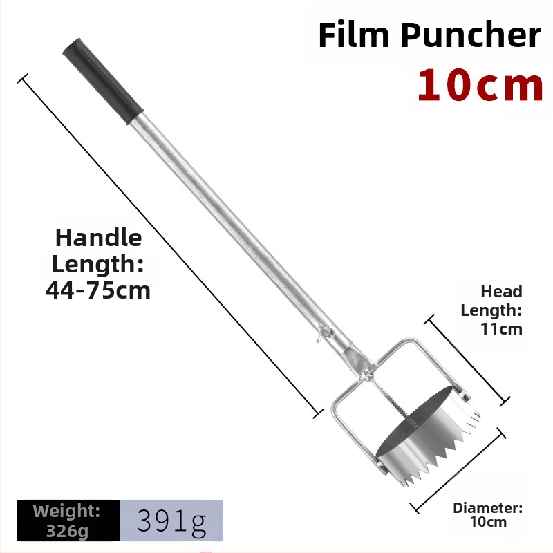 Mulčfilmų skylų įrankis šiltnamiams - Daugiafunkcinis skylinimo įrankis žemės ūkiui sodinimui