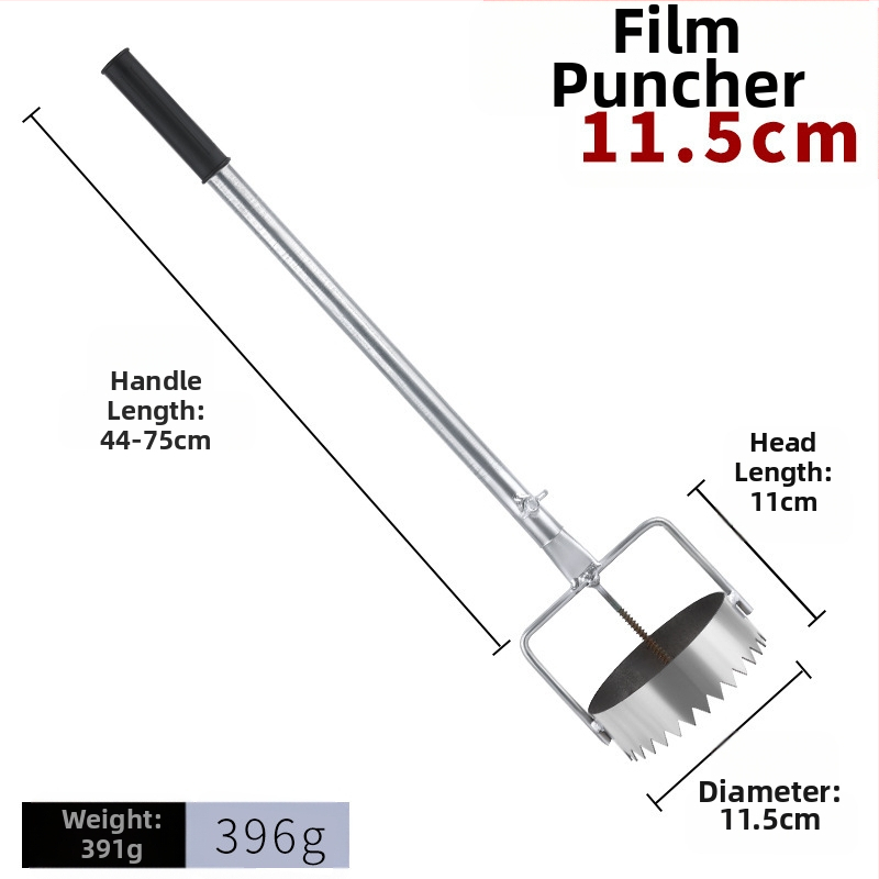 Mulčfilmų skylų įrankis šiltnamiams - Daugiafunkcinis skylinimo įrankis žemės ūkiui sodinimui