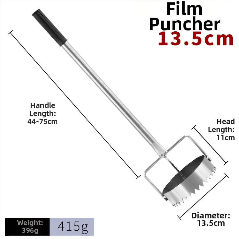 Mulčfilmų skylų įrankis šiltnamiams - Daugiafunkcinis skylinimo įrankis žemės ūkiui sodinimui