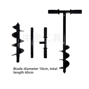 Flight Instantly Ръчен градински инструмент за засаждане на разсад, разрохване на почвата и изкопаване на дупки с винтовиден шнек