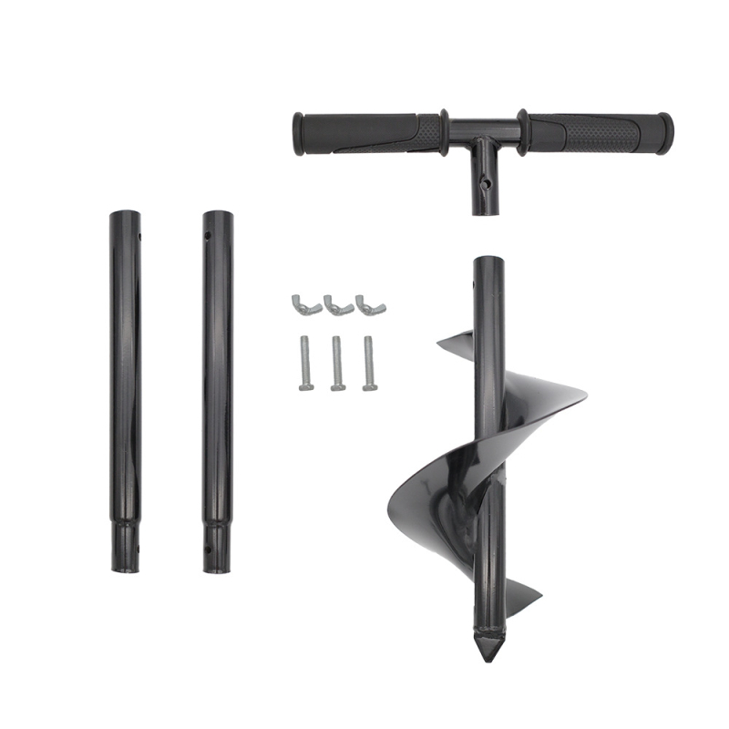 Flight Instantly Ръчен градински инструмент за засаждане на разсад, разрохване на почвата и изкопаване на дупки с винтовиден шнек