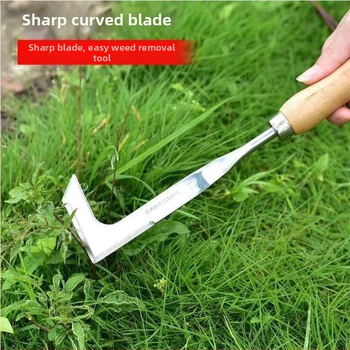 Ανοξείδωτο ατσάλι, τριμελής σετ για απομάκρυνση ζιζανίων και ξερίζωμα ριζών – εργαλείο κήπου εξωτερικού χώρου