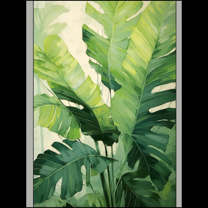 DIY комплект за цифрова маслена живопис с тесна вътрешна рамка и аксесоари за начинаещи — без рамка, модерен минималистичен стил, подходящ за дневна и антре