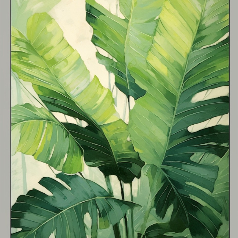 DIY комплект за цифрова маслена живопис с тесна вътрешна рамка и аксесоари за начинаещи — без рамка, модерен минималистичен стил, подходящ за дневна и антре