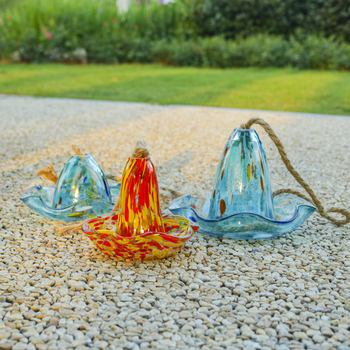 Ταΐστρα πουλιών από πλαστικό για εξωτερική χρήση – κατάλληλη για μικρά πουλιά, διακόσμηση κήπου