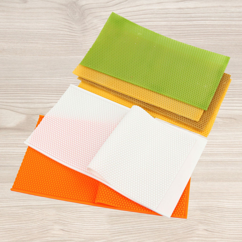 Силиконова форма за пчелни основи и восъчни рулони — редовен многоъгълник, материал: силикон, предназначение: DIY восъчни основи за пчелни кошери, марка Zhonghui mold