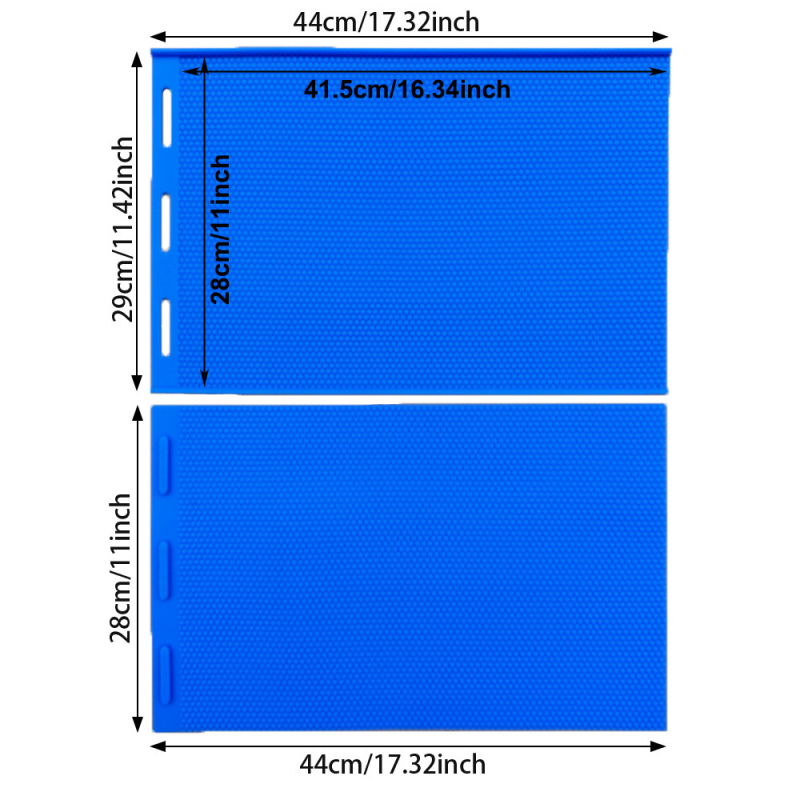Силиконова форма за пчелни основи и восъчни рулони — редовен многоъгълник, материал: силикон, предназначение: DIY восъчни основи за пчелни кошери, марка Zhonghui mold