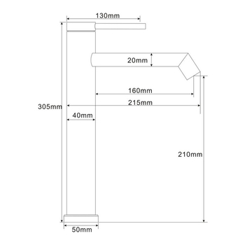 DRF-CUS151 Robinet de chiuvetă din oțel inoxidabil 304, cald și rece, pentru baie, cu supapă de disc ceramic