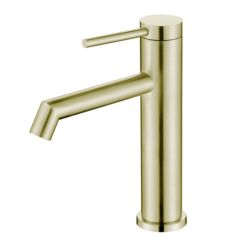 DRF-CUS151 Robinet de chiuvetă din oțel inoxidabil 304, cald și rece, pentru baie, cu supapă de disc ceramic