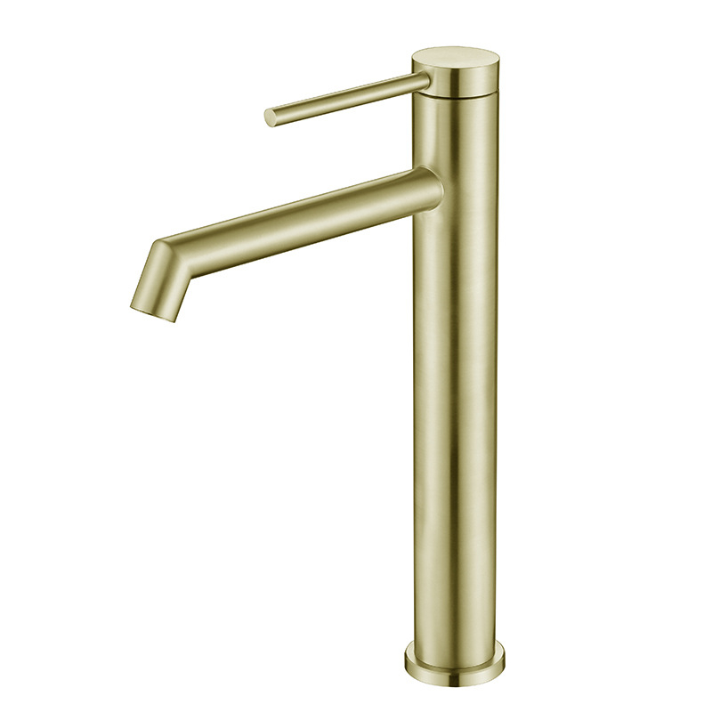 DRF-CUS151 Robinet de chiuvetă din oțel inoxidabil 304, cald și rece, pentru baie, cu supapă de disc ceramic