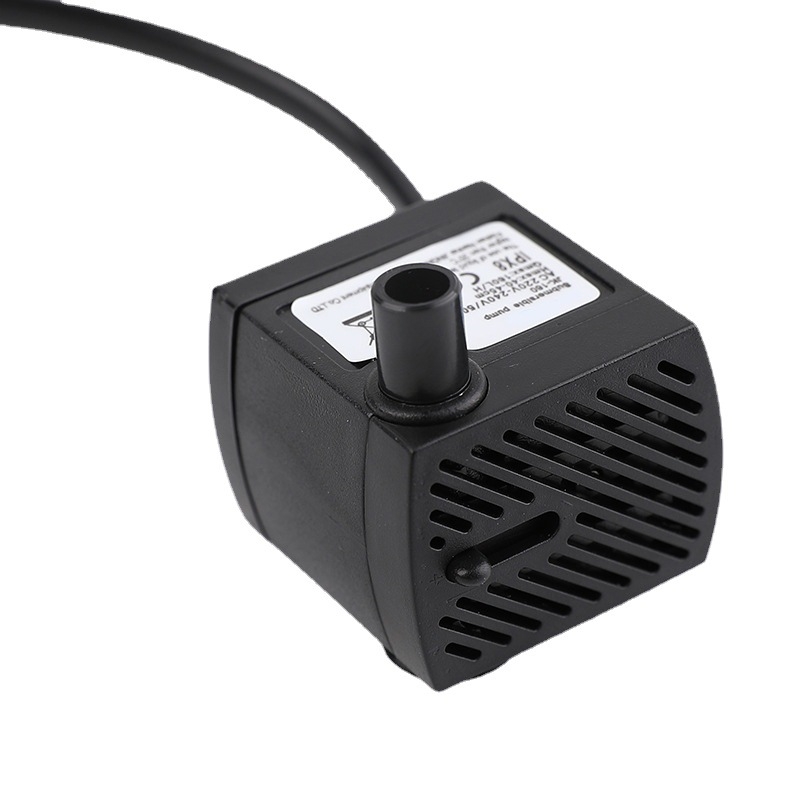 Pompa submersibilă Saiki pentru acvariu – material ABS, debit de apă silențios, stil scufundare, flux de apă ceramică și rășină