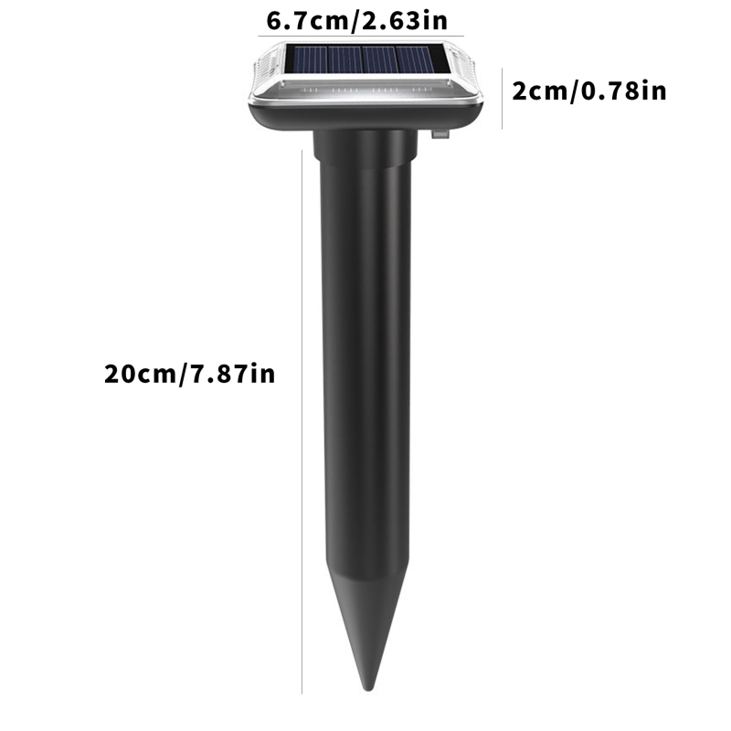 Устройство за отпъждане на мишки с ултразвуков сигнал 25 kHz • 0,5 W • презареждащо • ABS корпус • модел ZS-038