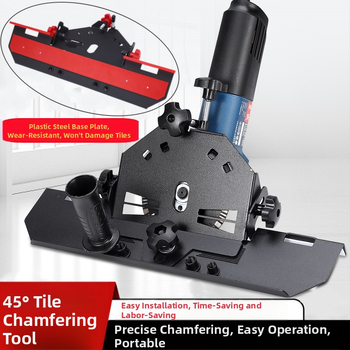 Kampinis šlifuoklis - priedas keraminių plytelių kraštų apipjaustymui, 45° kampas, 220V, suderinamas su diskais 115/125 mm