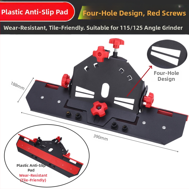 Kampinis šlifuoklis - priedas keraminių plytelių kraštų apipjaustymui, 45° kampas, 220V, suderinamas su diskais 115/125 mm