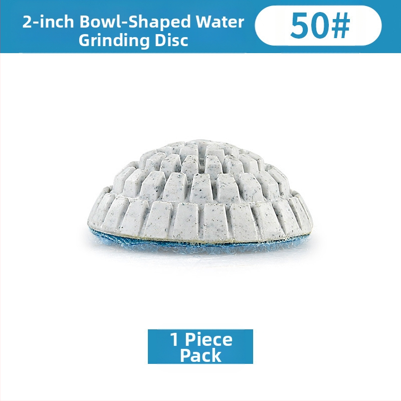 Arku formā izstrādāta mitrā slīpēšanas plāksne ar dimanta abrazīvu, mīksta slīpēšanas plāksne izliekta virsma un konkavais dibens; piemērota marmoram, kvarcam, granītam un jade.