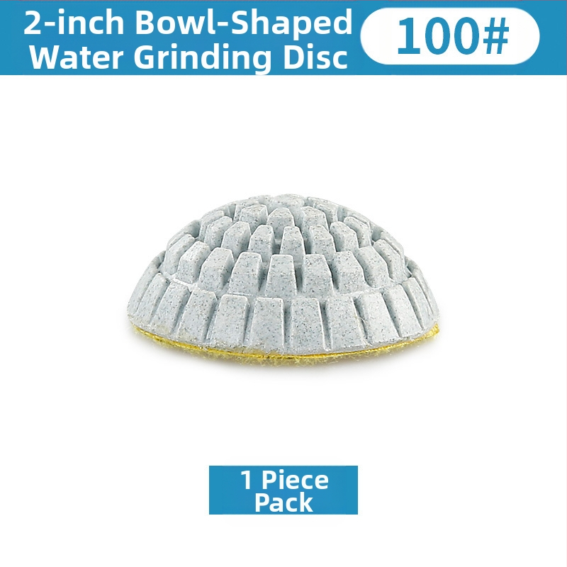 Arku formā izstrādāta mitrā slīpēšanas plāksne ar dimanta abrazīvu, mīksta slīpēšanas plāksne izliekta virsma un konkavais dibens; piemērota marmoram, kvarcam, granītam un jade.