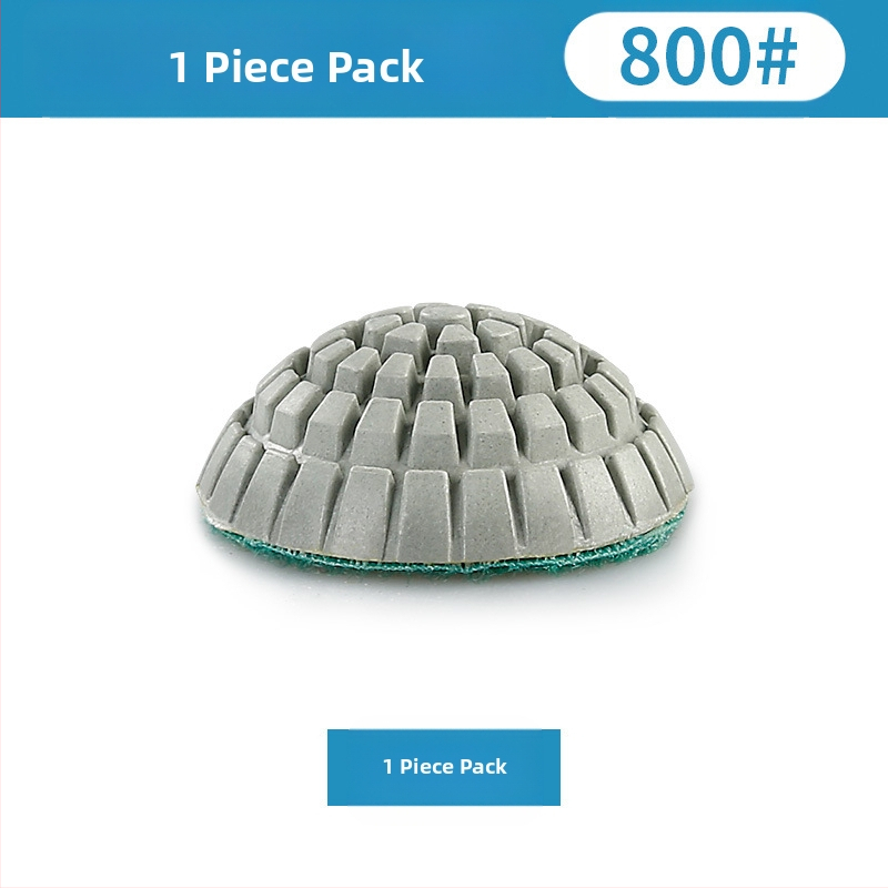 Arku formā izstrādāta mitrā slīpēšanas plāksne ar dimanta abrazīvu, mīksta slīpēšanas plāksne izliekta virsma un konkavais dibens; piemērota marmoram, kvarcam, granītam un jade.