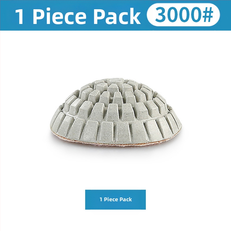 Arku formā izstrādāta mitrā slīpēšanas plāksne ar dimanta abrazīvu, mīksta slīpēšanas plāksne izliekta virsma un konkavais dibens; piemērota marmoram, kvarcam, granītam un jade.