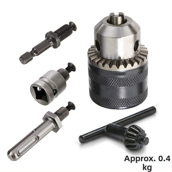 Elektriliste tööriistade puurvõti komplekt süsinikterasest sulamist, ühildu elektriliste puurijate, puurvaste ja kruvikeerajatega, konverteeriva ühendusvardaga