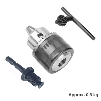 Σετ τσοκ τρυπανιών για ηλεκτρικά εργαλεία, κατασκευή από κράμα χάλυβα-άνθρακα, συμβατό με ηλεκτρικούς κατσαβίδες, κρουστικά δράπανα και ηλεκτρικούς βιδερατέρ, με μετατροπικό συνδετικό ράβδο