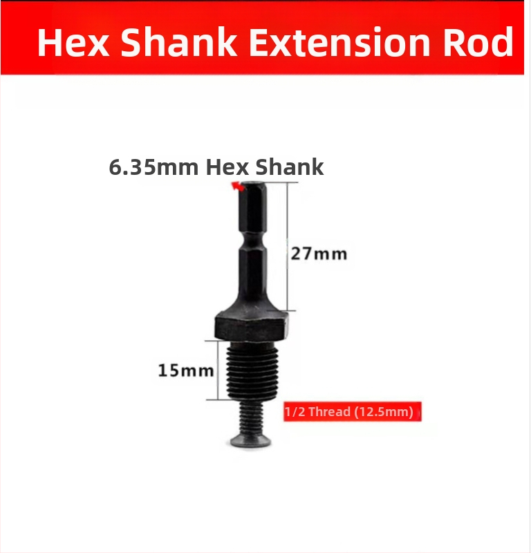 Elektriliste tööriistade puurvõti komplekt süsinikterasest sulamist, ühildu elektriliste puurijate, puurvaste ja kruvikeerajatega, konverteeriva ühendusvardaga