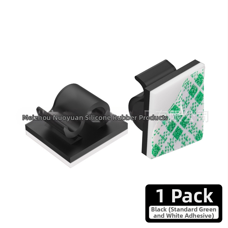 Клип за кабели и органайзер за проводници - модел Wire buckle; материал: найлонов плат; самозалепващ; подходящ за кола, настолен компютър, офис и осветление