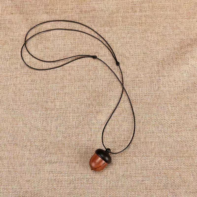 Etno-stílusú nyaklánc keresztlánccal, kézzel készített, medál kevert anyagból