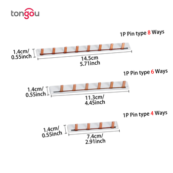 Шина за пинове, 12-пинова, DPN, Tongou