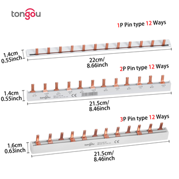 Шина за пинове, 12-пинова, DPN, Tongou