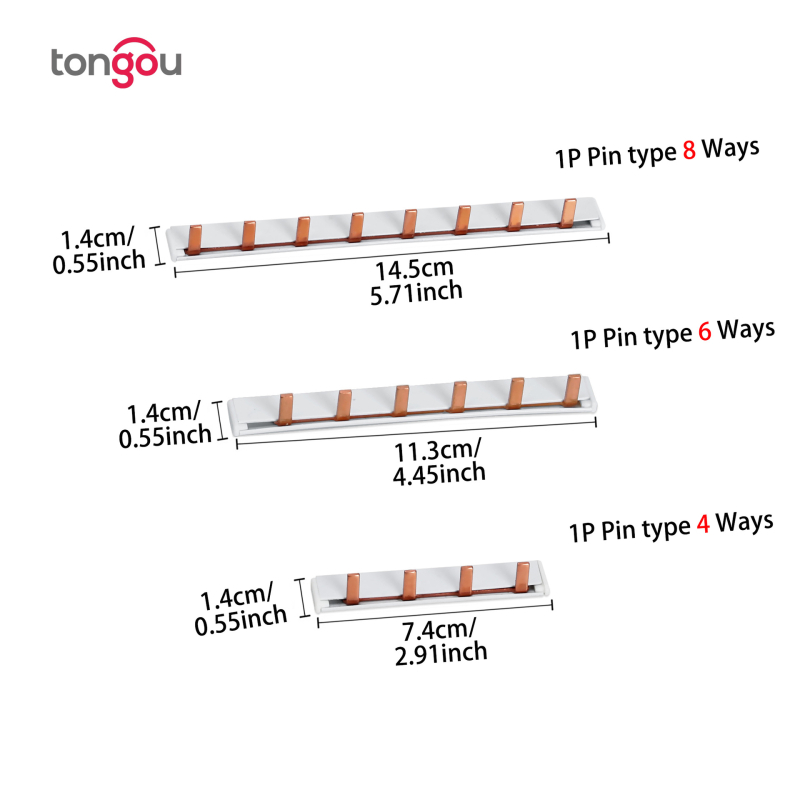 Шина за пинове, 12-пинова, DPN, Tongou