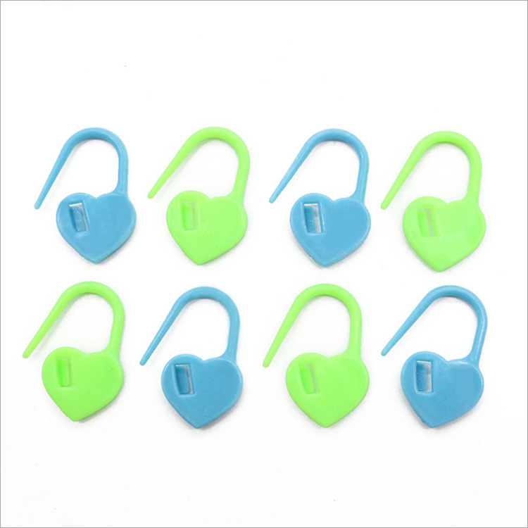 Сърцевидна закопчалка за маркиране Biqin, 1000 бр./пакет, 363 g, екологично чиста, за плетене