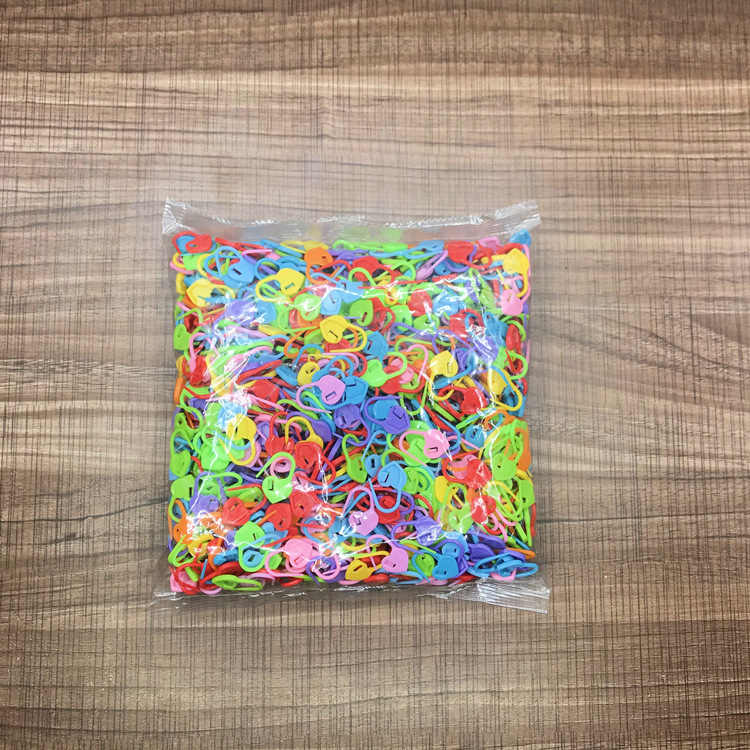 Сърцевидна закопчалка за маркиране Biqin, 1000 бр./пакет, 363 g, екологично чиста, за плетене