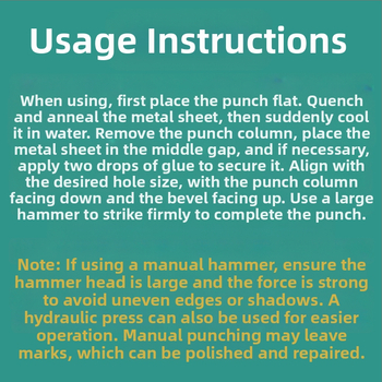 Εργαλείο διάτρησης κυκλικών οπών για μέταλλα – Keute μάρκα – χρυσός, ασήμι και χαλκός