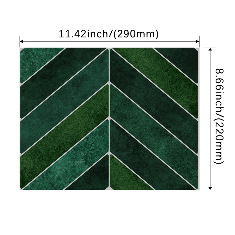 Autocolant decorativ autoadeziv pentru perete – imitatie plăci, vinil, impermeabil, rezistent la murdărie, design 3D, PU+PET, pentru bucătărie și baie