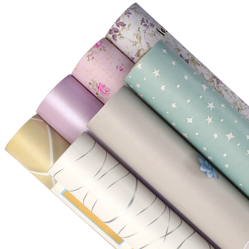 Lanfeng lipnios PVC tapetai, Europos stiliaus, atsparios drėgmei, gėlių raštas, 3 sluoksnių konstrukcija