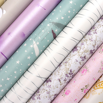 Lanfeng lipnios PVC tapetai, Europos stiliaus, atsparios drėgmei, gėlių raštas, 3 sluoksnių konstrukcija