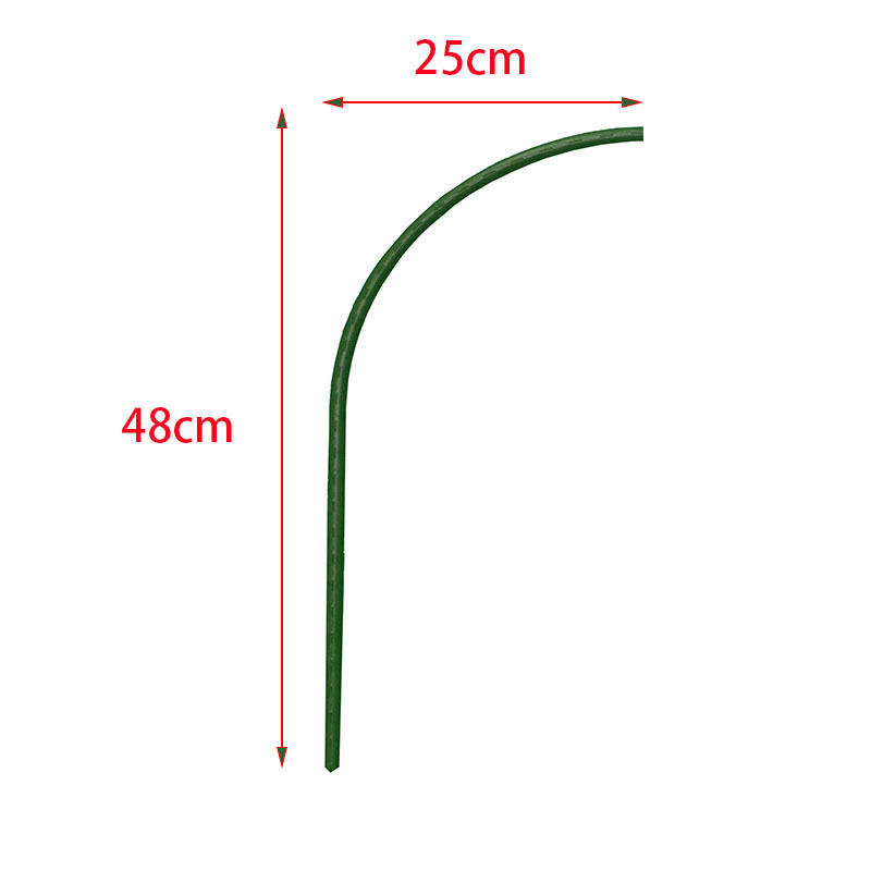 Műanyag bevonatú acélcsőhöz illeszkedő íves csatlakozó – alkalmas erkélykertekhez és otthoni kertészkedéshez