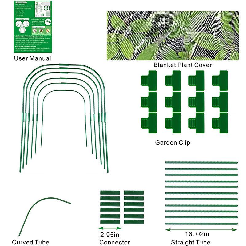 Műanyag bevonatú acélcsőhöz illeszkedő íves csatlakozó – alkalmas erkélykertekhez és otthoni kertészkedéshez