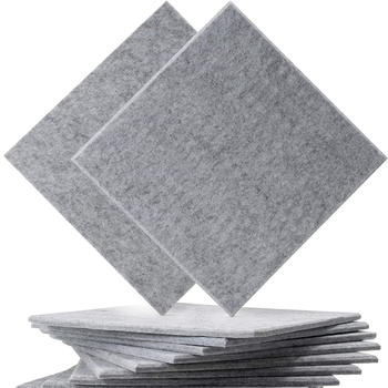 Τρισδιάστατα πάνελ τοίχου από πολυεστερική ίνα φέτ για ακουστική μόνωση — γεωμετρικό σχέδιο, πάνω από 5 τεμάχια, διακοσμητικά αυτοκόλλητα τοίχου, μοντέρνος μινιμαλισμός