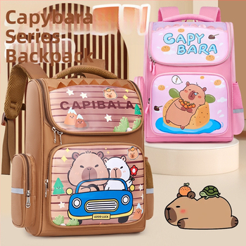 Ученическа раница за начално училище с аниме принт, Oxford платно; дишаща, ултра-лека и износоустойчива; презрамка с извивка; подплата полиестер