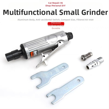 Пневматична машина за гравиране и шлайфане със ъглов накрайник, компактна въздушна шлайфмашина за полиране