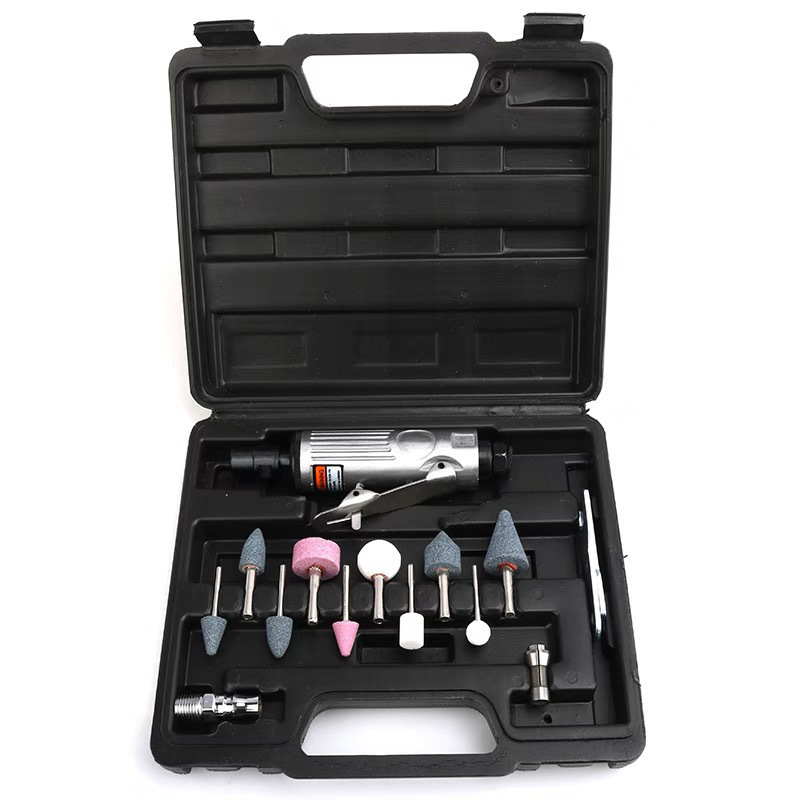 Пневматична машина за гравиране и шлайфане със ъглов накрайник, компактна въздушна шлайфмашина за полиране