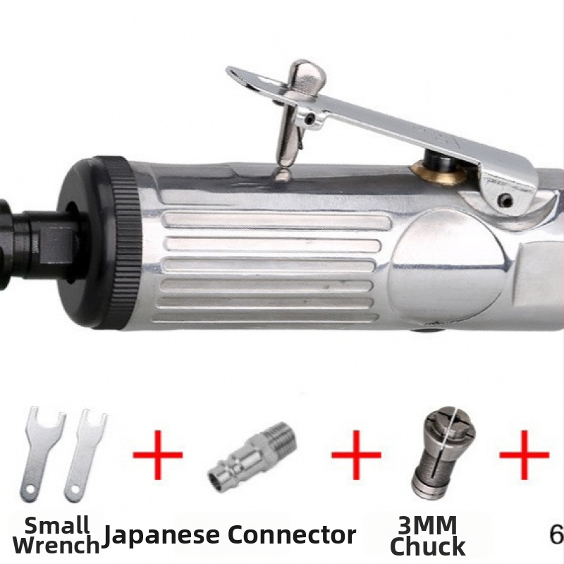 Пневматична машина за гравиране и шлайфане със ъглов накрайник, компактна въздушна шлайфмашина за полиране