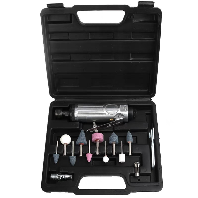 Пневматична машина за гравиране и шлайфане със ъглов накрайник, компактна въздушна шлайфмашина за полиране